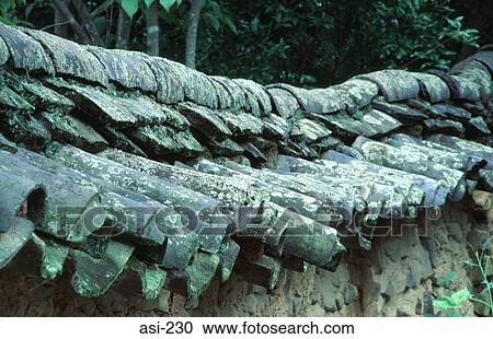 Roof Tiles Haehoe Korea Asia View Large Photo Image Stock Image - Roof Tiles Haehoe Korea Asia. Fotosearch