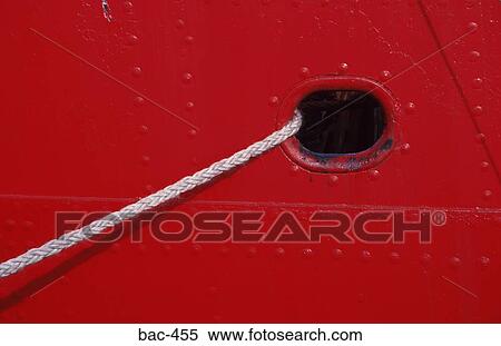 Rope Against Red Boat Hull View Large Photo Image Stock Photography - Rope Against Red Boat Hull. Fotosearch