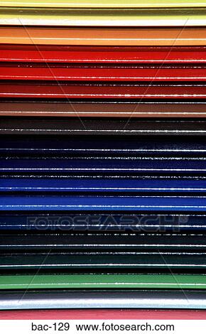 Rows of Coloured Pencils View Large Photo Image Stock Photo - Rows of Coloured Pencils. Fotosearch