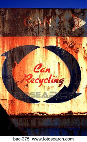 Rusty Recycling Notice on Skip View Large Photo Image Stock Photography - Rusty Recycling Notice on Skip. Fotosearch