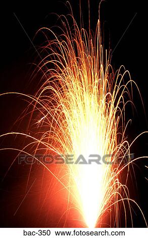 Shower of Orange Sparks from Firework View Large Photo Image Stock Image - Shower of Orange Sparks from Firework. Fotosearch