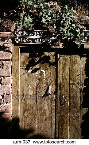 Sign in Russian and Armenian in Yerevan Old Quarter View Large Photo Image Stock Photo - Sign in Russian and Armenian in Yerevan Old Quarter. Fotosearch