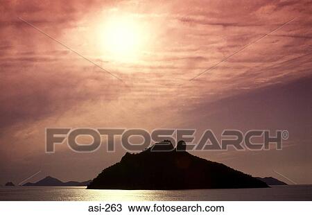 Silhouette of Island at Sunset Yeosu Korea Asia View Large Photo Image Stock Image - Silhouette of Island at Sunset Yeosu Korea Asia. Fotosearch