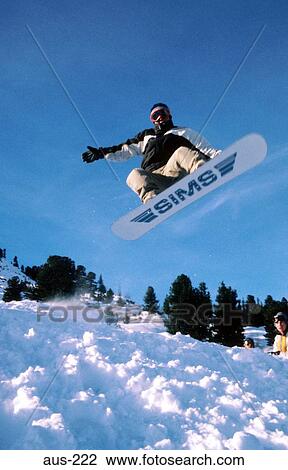 Snowboarder in Action Austria View Large Photo Image Stock Image - Snowboarder in Action Austria. Fotosearch