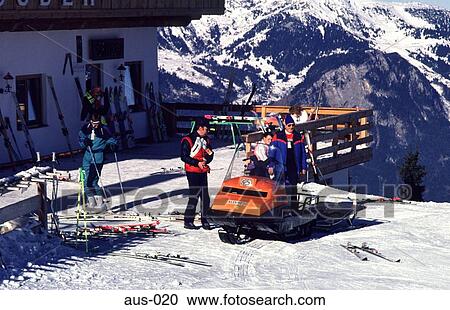 Snowmobile by Mountain Cabin View Large Photo Image Stock Image - Snowmobile by Mountain Cabin. Fotosearch