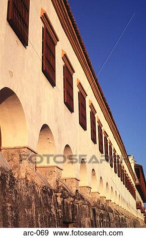 Spanish Colonial Museum Catagena Colombia View Large Photo Image Stock Photo - Spanish Colonial Museum Catagena Colombia. Fotosearch