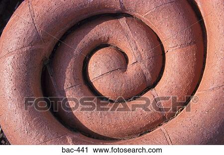 Spiral Brick Design View Large Photo Image Stock Image - Spiral Brick Design. Fotosearch