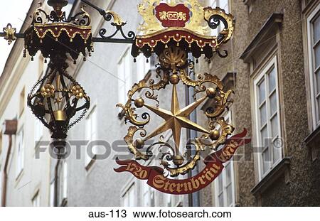 Star Shaped Metal Shop Sign Salzburg View Large Photo Image Stock Image - Star Shaped Metal Shop Sign Salzburg. Fotosearch