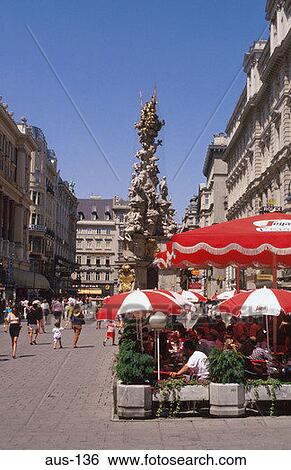 Street Cafe in the Grabben Vienna Austria View Large Photo Image Stock Photograph - Street Cafe in the Grabben Vienna Austria. Fotosearch