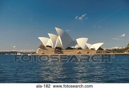 Sydney Opera House against Blue Sky Australia View Large Photo Image Stock Image - Sydney Opera House against Blue Sky Australia. Fotosearch