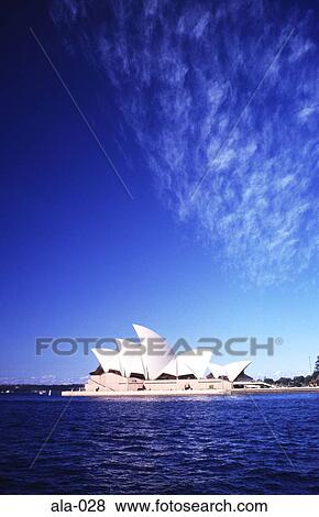 Stock Photo - Sydney Opera House from across the Harbour Australia. Fotosearch