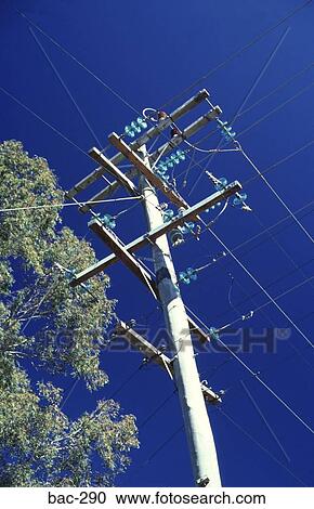 Telephone Wires and Pole View Large Photo Image Stock Image - Telephone Wires and Pole. Fotosearch