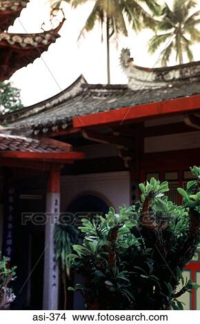 Temple Roof Penang Malaysia Asia View Large Photo Image Picture - Temple Roof Penang Malaysia Asia. Fotosearch