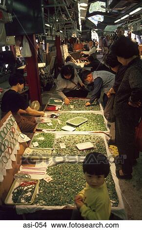 The Jade Market Hong Kong View Large Photo Image Picture - The Jade Market Hong Kong. Fotosearch