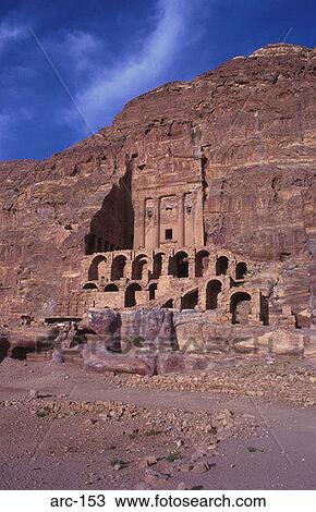 The Urn Tomb Petra Jordan View Large Photo Image Stock Image - The Urn Tomb Petra Jordan. Fotosearch