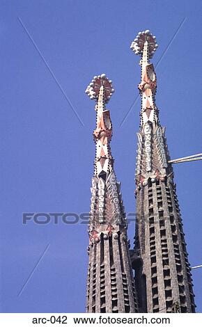 Tower Detail Sagarda Familia Church Gaudi Barcelona View Large Photo Image Stock Image - Tower Detail Sagarda Familia Church Gaudi Barcelona. Fotosearch