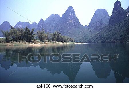 Tropical Landscape Reflected in River View Large Photo Image Stock Image - Tropical Landscape Reflected in River. Fotosearch