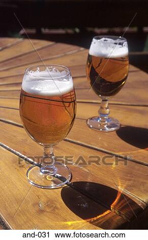 Two Glasses of Beer Andorra View Large Photo Image Stock Image - Two Glasses of Beer Andorra. Fotosearch