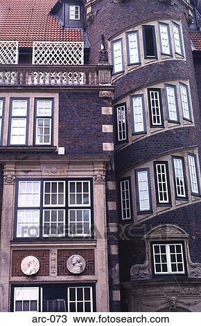 Unusual Building Frontage Hamburg Germany View Large Photo Image Stock Image - Unusual Building Frontage Hamburg Germany. Fotosearch