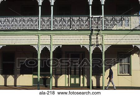 Victorian Verandah Australia View Large Photo Image Stock Photo - Victorian Verandah Australia. Fotosearch