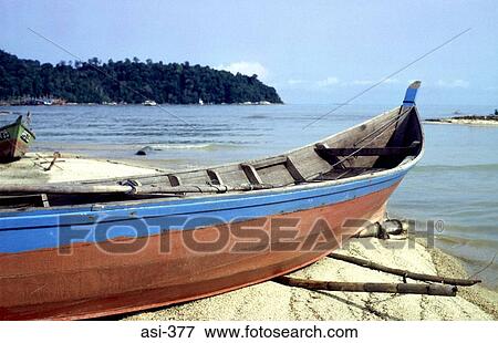 View of a Boat and Sea Penang Malaysia Asia View Large Photo Image Stock Photo - View of a Boat and Sea Penang Malaysia Asia. Fotosearch