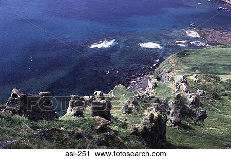 View of Coast Songsanilchubong Cheju-do Korea Asia View Large Photo Image Stock Image - View of Coast Songsanilchubong Cheju-do Korea Asia. Fotosearch
