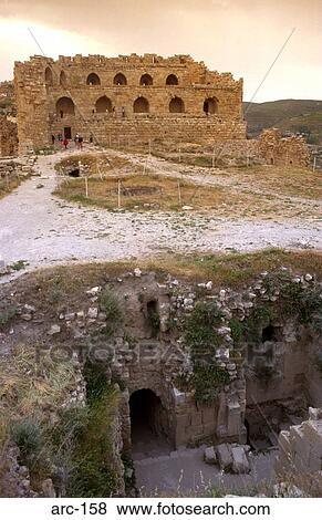 View of Karnak Crusader Castle Israel View Large Photo Image Stock Photo - View of Karnak Crusader Castle Israel. Fotosearch