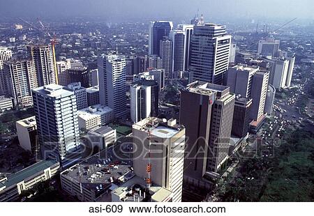 View of Makati Manila The Philippines View Large Photo Image Stock Photo - View of Makati Manila The Philippines. Fotosearch