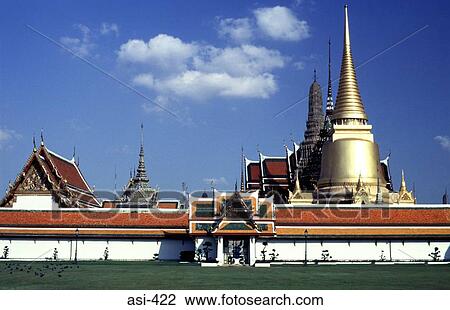 Wat Phra Kaew Bangkok Thailand Asia View Large Photo Image Stock Image - Wat Phra Kaew Bangkok Thailand Asia. Fotosearch