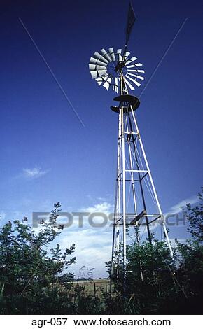 Stock Photo - Wind Pump Argentina. Fotosearch