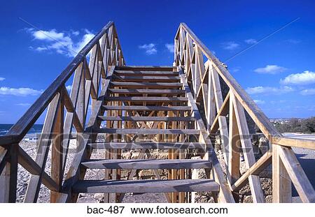 Stock Photo - Wooden Steps. Fotosearch