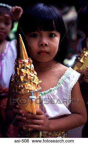 Young Girl Holding Gift Thailand Asia View Large Photo Image Stock Photograph - Young Girl Holding Gift Thailand Asia. Fotosearch