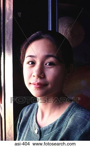 Young Woman Smiling Thailand Asia View Large Photo Image Picture - Young Woman Smiling Thailand Asia. Fotosearch