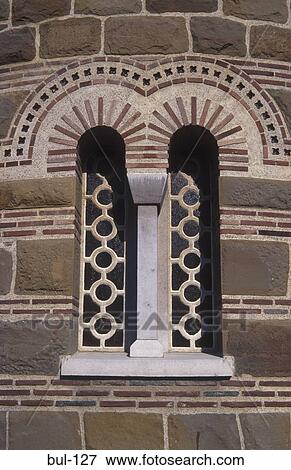 Stock Photo - Arched Window of the Assumption Patriarchal Church Veliko Tarnovo Bulgaria. Fotosearch