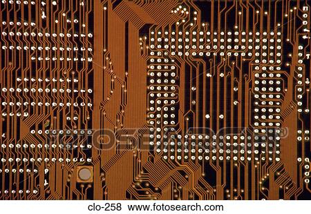 Back of 486 Motherboard View Large Photo Image Stock Photo - Back of 486 Motherboard. Fotosearch