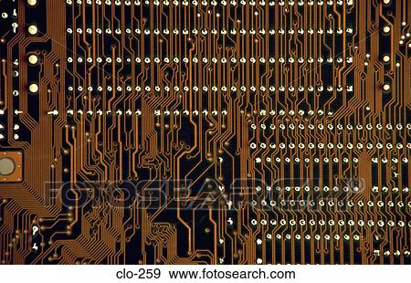 Back of 486 Motherboard View Large Photo Image Stock Photo - Back of 486 Motherboard. Fotosearch