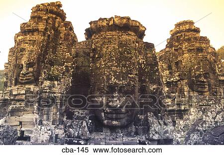 Bayon Angkor Thom Siem Reap Cambodia View Large Photo Image Stock Photography - Bayon Angkor Thom Siem Reap Cambodia. Fotosearch