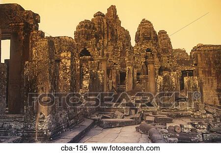 Stock Photography - Bayon Angkor Thom Siem Reap Cambodia. Fotosearch