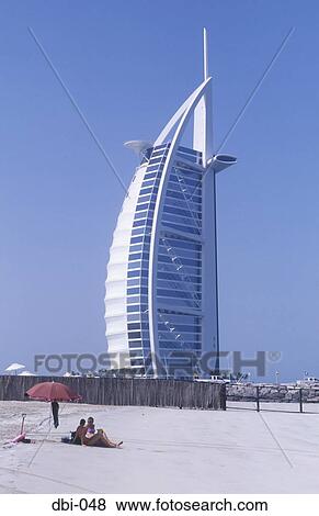 Stock Photo - Burj Al Arab Hotel Dubai UAE. Fotosearch