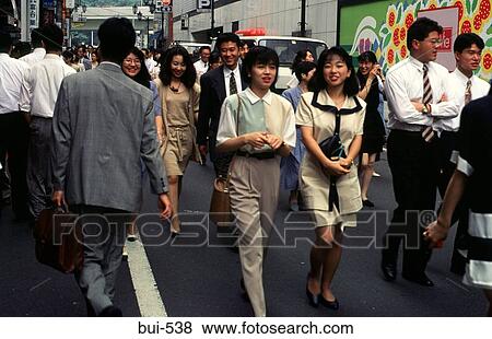 Busy Street in Tokyo Japan View Large Photo Image Stock Photo - Busy Street in Tokyo Japan. Fotosearch