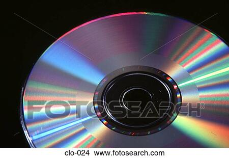 CD Showing Coloured Reflection View Large Photo Image Picture - CD Showing Coloured Reflection. Fotosearch