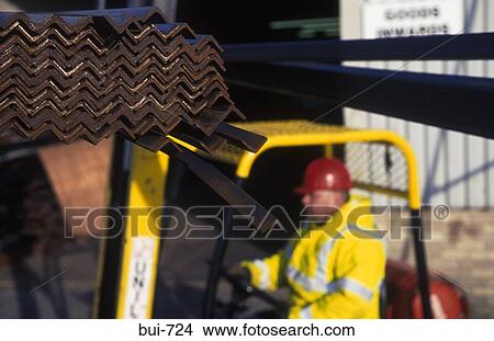 Close up of Angle Iron on Fork Lift Truck UK View Large Photo Image Picture - Close up of Angle Iron on Fork Lift Truck UK. Fotosearch