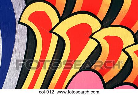 Close Up of Colourful Abstract Sign View Large Photo Image Stock Image - Close Up of Colourful Abstract Sign. Fotosearch