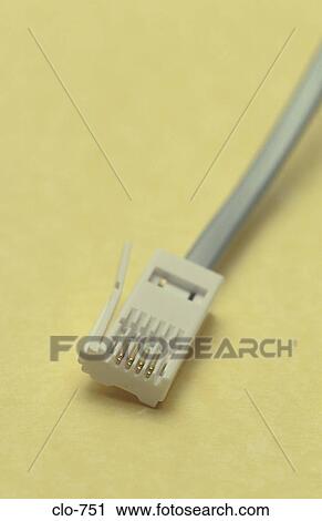 Close Up of Connector on Telephone Lead View Large Photo Image Stock Image - Close Up of Connector on Telephone Lead. Fotosearch
