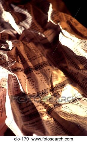 Close Up of Crumpled Newspaper View Large Photo Image Stock Image - Close Up of Crumpled Newspaper. Fotosearch