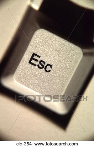 Close Up of Escape Key on Computer Keyboard View Large Photo Image Picture - Close Up of Escape Key on Computer Keyboard. Fotosearch