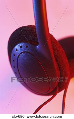 Close Up of Headphones View Large Photo Image Stock Image - Close Up of Headphones. Fotosearch
