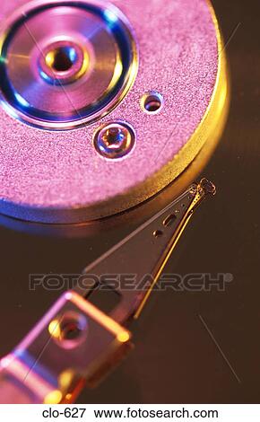 Close Up of Inside of Hard Drive View Large Photo Image Stock Photo - Close Up of Inside of Hard Drive. Fotosearch