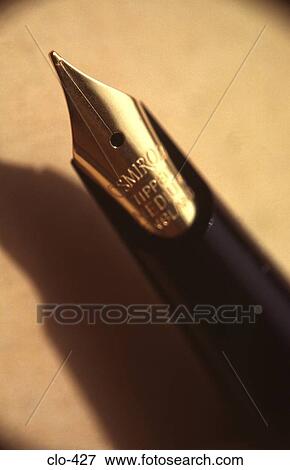 Close Up of Nib of Fountain Pen View Large Photo Image Stock Photo - Close Up of Nib of Fountain Pen. Fotosearch