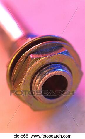 Close Up of Nut on Jack Plug View Large Photo Image Stock Photo - Close Up of Nut on Jack Plug. Fotosearch